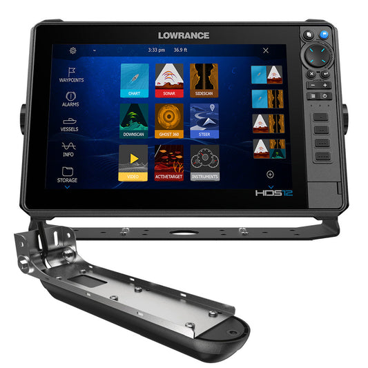 Lowrance HDS PRO 12 - w/ Preloaded C-MAP DISCOVER OnBoard Active Imaging HD Transducer [000-15987-001]