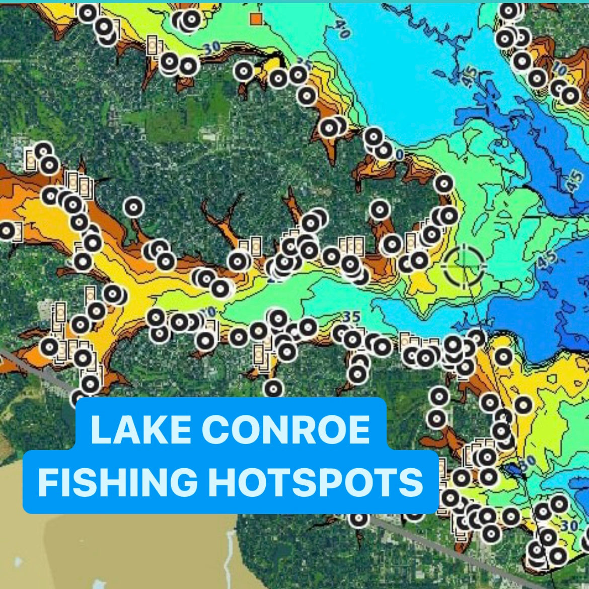 Lake Conroe Fishing Hotspots