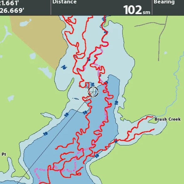 Sam Rayburn Creek Channels