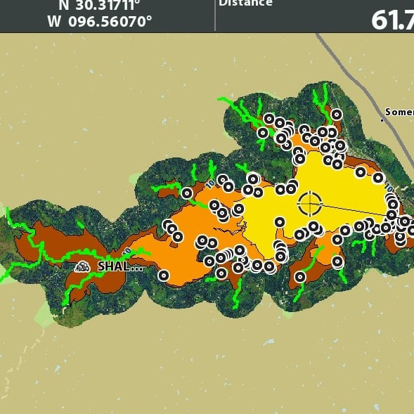 Lake Somerville Fishing Hotspots